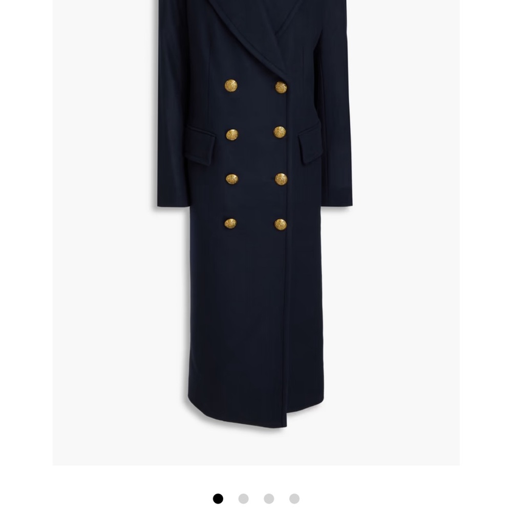 Veronica Beard Navy wool peacoat Coat with Gold Buttons